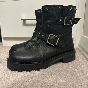 Jimmy Choo boots with stars details